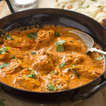 Butter chicken curry with tender chicken breast, cream, butter & honey